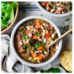 black eye bean soup