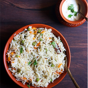 Coconut milk pulao